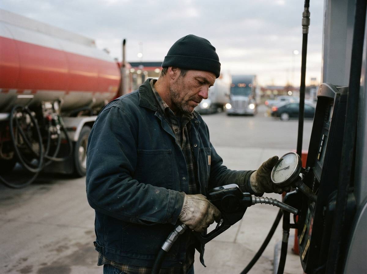 A commodities trader watches crude oil futures spike on his monitor while on a phone call.
