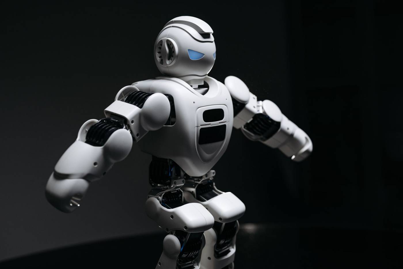 Humanoid robot industrial facility