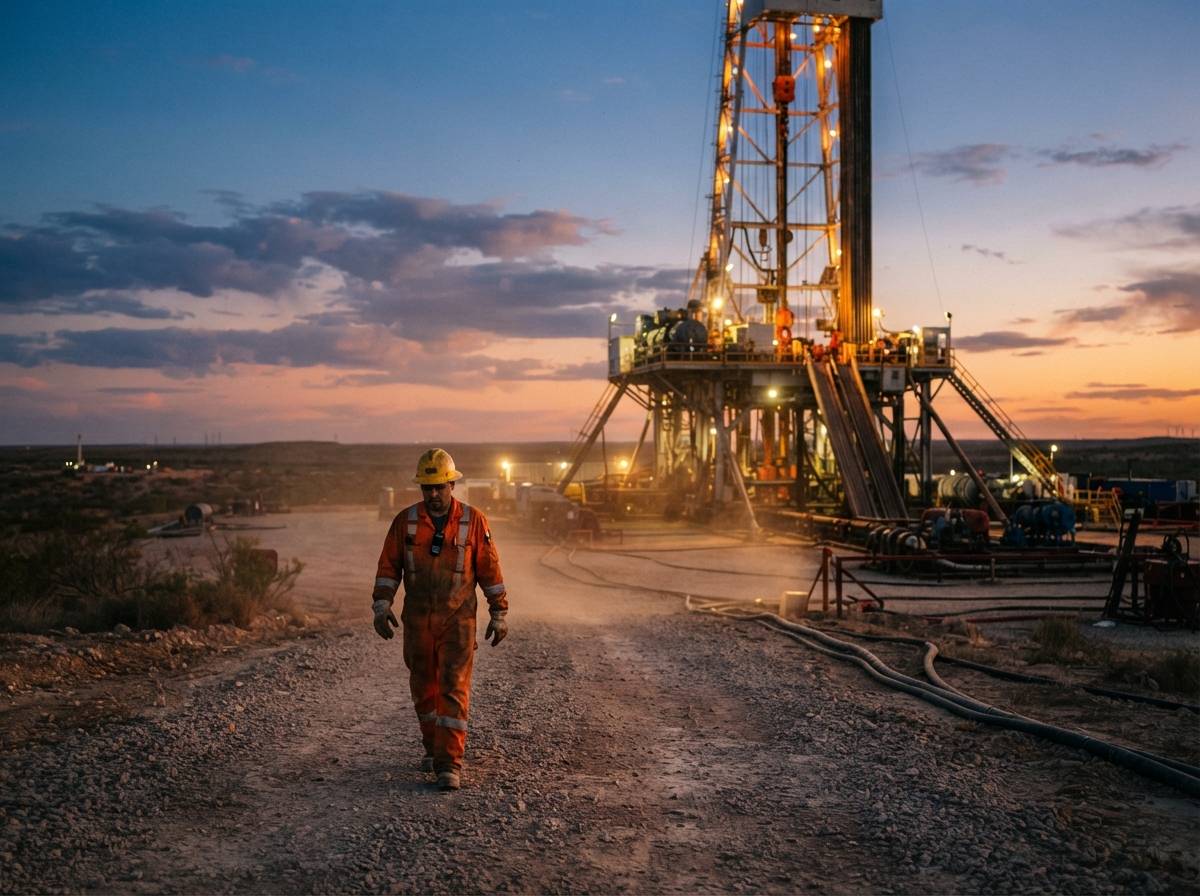 Crude oil (USO) jumped nearly 4% even as extraction employment hit a near record low.