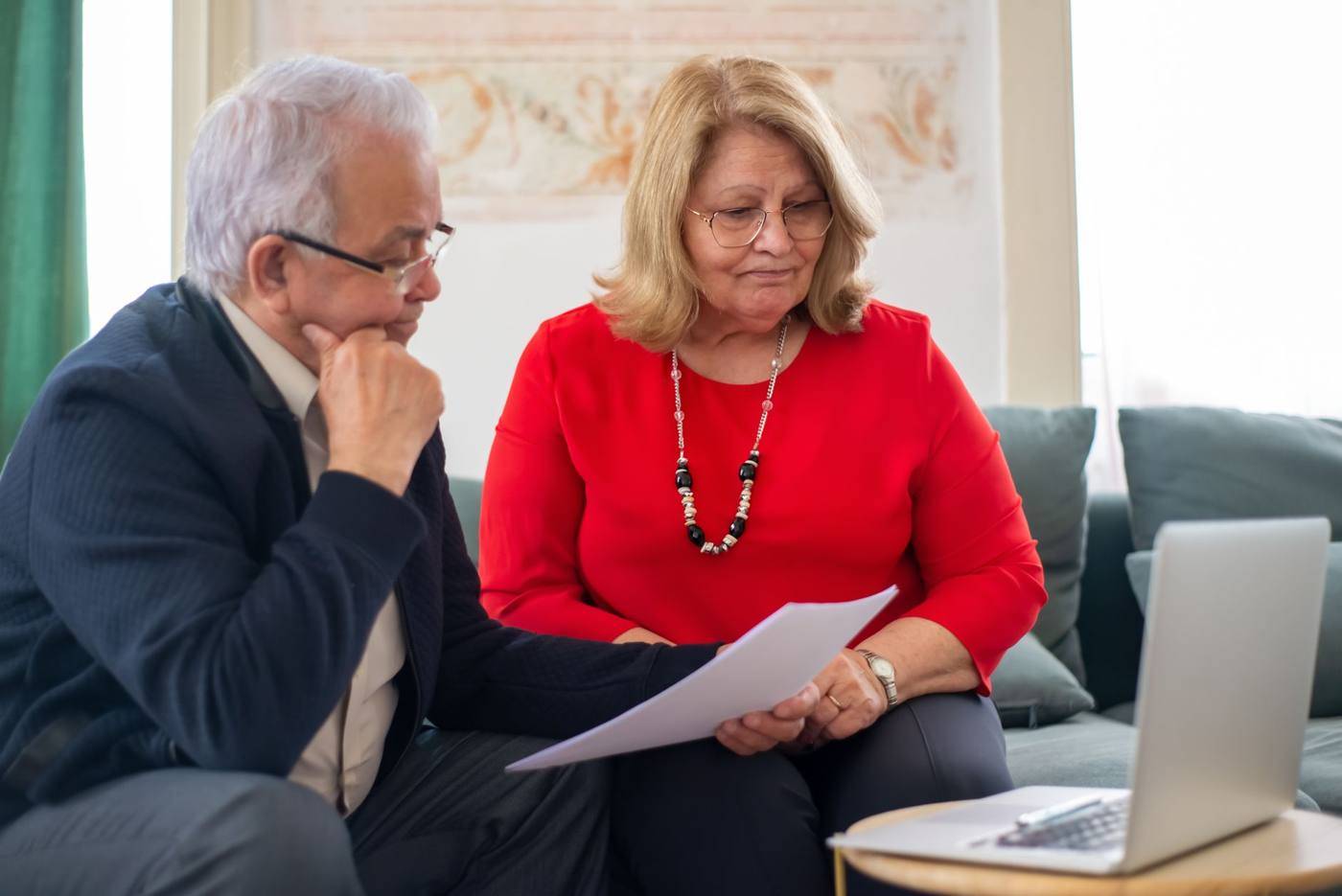 Senior couple finances